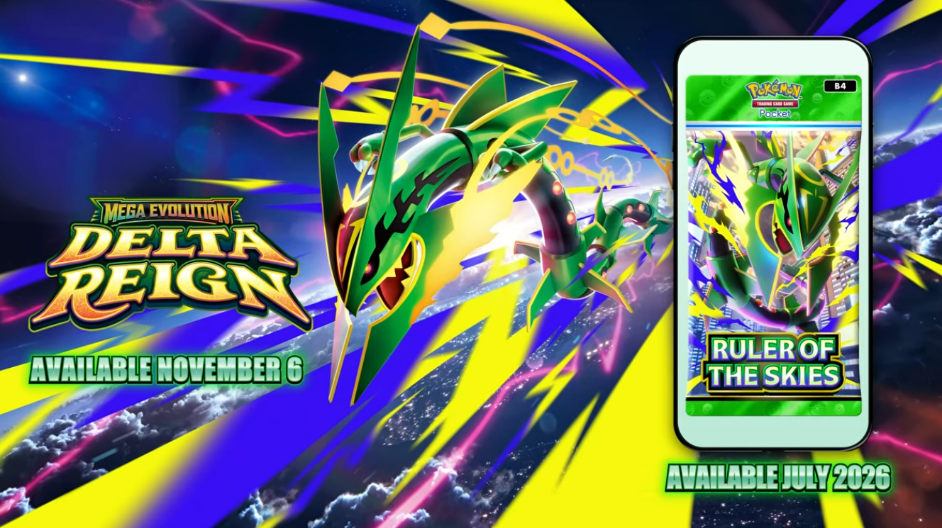 Pokémon TCG Pocket B4 Teaser Revealed: Ruler of the Skies and Rayquaza Take the Spotlight